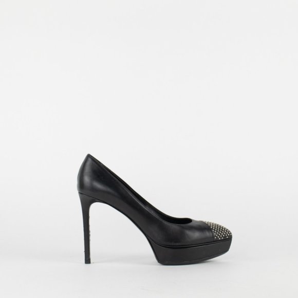 Saint Laurent Stud Toe Platform Pumps - Picture 12 of 12